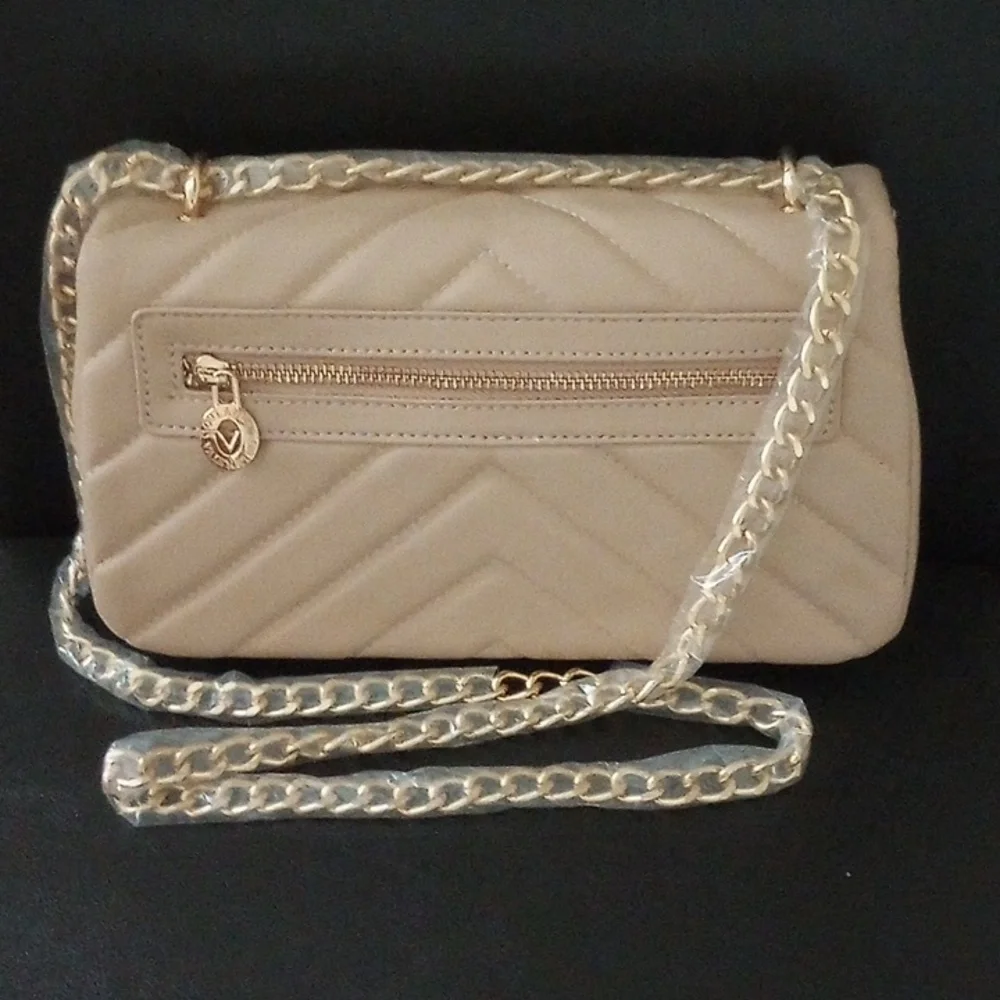 Valentino Orlandi Taupe Quilted Two Way Bag - Picture 2 of 12
